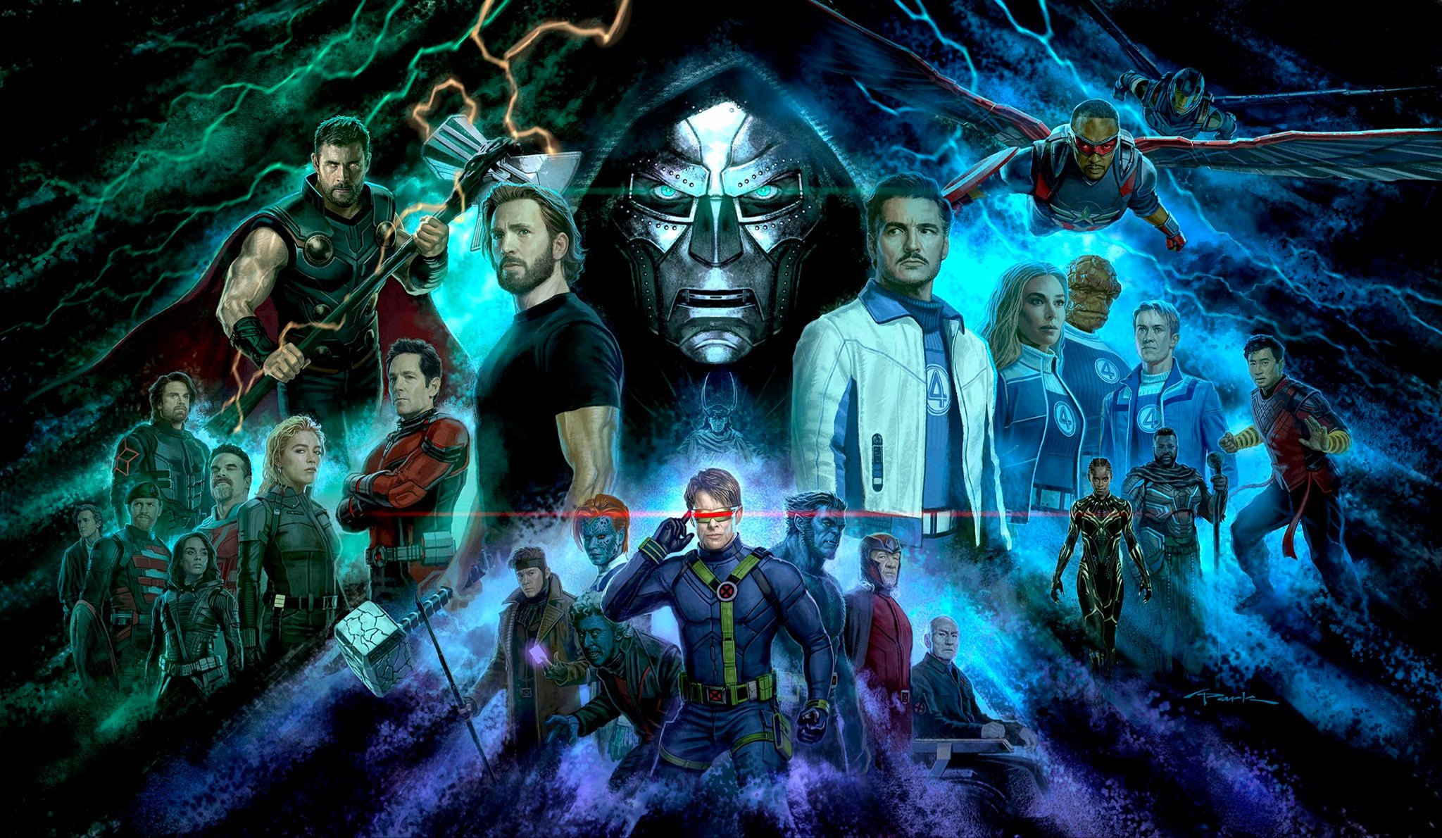 Perang Multiverse di Depan Mata! Concept Art Avengers: Doomsday Tampilkan Avengers, X-Men, dan Fantastic Four