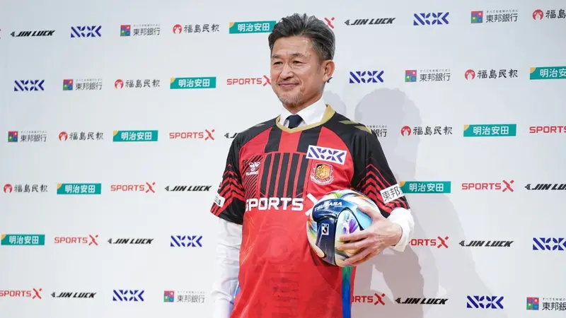 Saat Banyak Sudah Pensiun, King Kazu Berhasil Cetak Gol di Usia 59 Tahun